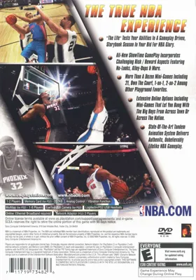 NBA 06 box cover back